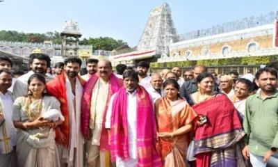 తిరుమల శ్రీవారిని దర్శించుకున్న డిప్యూటి సిఎం