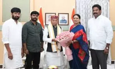 గవర్నర్ శివ ప్రతాప్ శుక్లాతో డికె అరుణ భేటీ