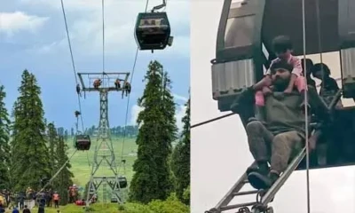 కశ్మీర్ లో నిలిచిపోయిన కేబుల్ కార్