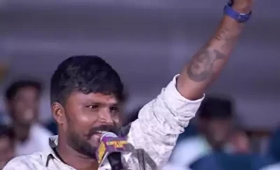 ఫ్యాన్ చేతి మీద సుధీర్ పచ్చబొట్టు