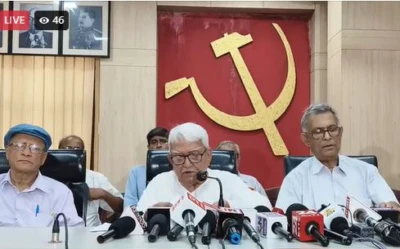 Left Front Manifesto                                                                                    বামফ্রন্টের ইশ্‌তেহার প্রকাশ বিমান বসুর, দেখুন সরাসরি