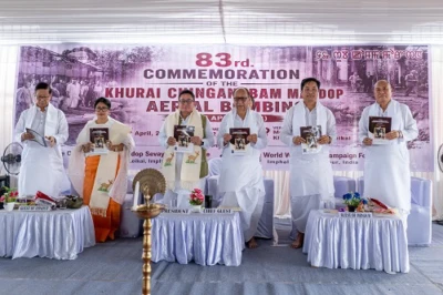Manipur CM unveils memorial in Imphal honouring World War II bombing victims
