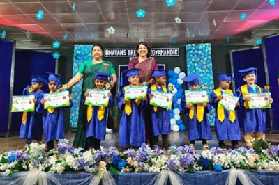 Bhavan's Tripura Vidya Mandir Celebrates Graduation Day