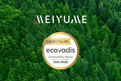 Meiyume (Group) LTD Achieves EcoVadis Gold Rating for 2026, Reinforcing Commitment to Sustainable Beauty
