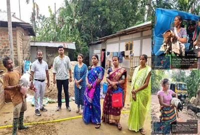 Community livestock procurement drive strengthens women producer groups under TRESP in Tripura