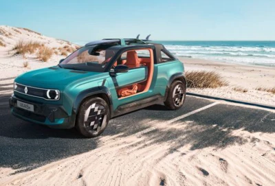 Renault 4 JP4x4 is a beach-ready concept car based on R4 electric SUV