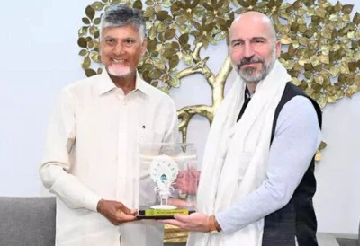AP: ఉబర్ ప్రతినిధులతో చంద్రబాబు చర్చలు