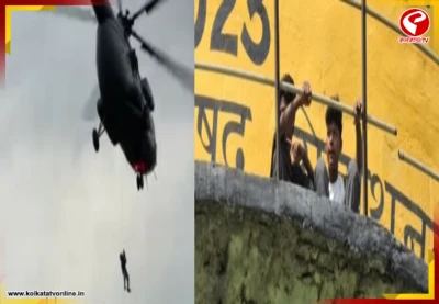রিল বানাতে গিয়ে ৮০ ফুট উঁচু ট্যাঙ্কের মাথায় দুই যুবক,  উদ্ধার করল বায়ুসেনা