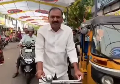 సైకిలెక్కిన భూమన..విషయమేంటంటే?