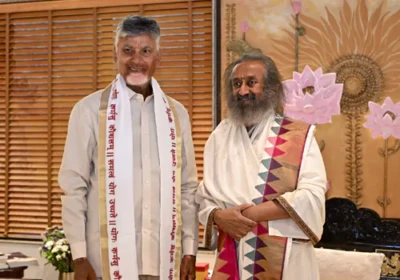 మానవతా విలువలను పెంపొందిస్తున్న ఆర్ట్ ఆఫ్ లివింగ్ : సీఎం చంద్రబాబు