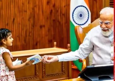 ప్రధాని మోదిని కలసిన చిన్నారి ఫ్రెండ్స్ ఎవరో తెలుసా?