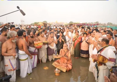 వైభవంగా సరస్వతి నది అంత్య పుష్కరాలు!