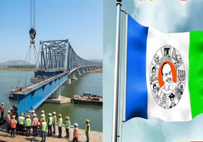 స్టీల్ బ్రిడ్జ్ ఈ -13 రోడ్డు నిర్మాణాలపై వైసీపీ ఫేక్ ప్రచారాలు