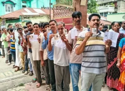 Bengal polls: 18.76% voting in first two hours across 152 seats amid EVM glitches