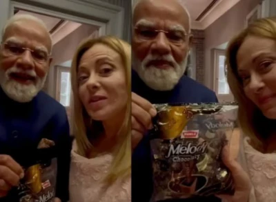 पंतप्रधान मोदींकडून मेलोनी यांना 'मेलोडी'ची भेट