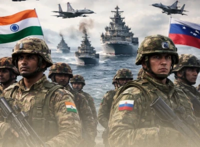 India and Russia to deploy 3,000 troops, 10 fighter jets, and 5 warships in each other's territories