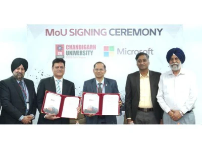 ਮਾਈਕ੍ਰੋਸਾਫ਼ਟ ਨੇ ਚੰਡੀਗੜ੍ਹ ਯੂਨੀਵਰਸਿਟੀ ਵਿੱਚ ਸਥਾਪਤ ਕੀਤਾ 'ਸਕਿੱਲ ਸੈਂਟਰ'