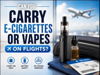 travelling with e-cigarettes Can You Carry E-Cigarettes or Vapes on Flights? Rules Every Air Traveller  Should Know