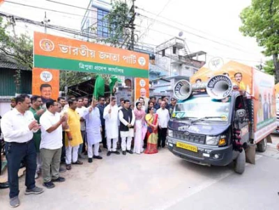 BJP set to form govt in Tripura tribal council: CM Saha