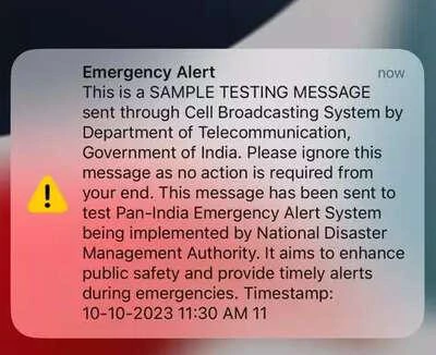Goa Conducts Trial Run Of Emergency Mobile Alert System