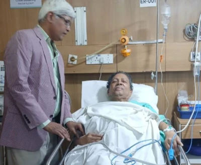 SANTHOSH HEGDE: ಆರೋಗ್ಯದಲ್ಲಿ ಚೇತರಿಕೆ, ಆಸ್ಪತ್ರೆಯಿಂದ ಸಂತೋಷ್‌ ಹೆಗ್ಡೆ ಡಿಸ್ಚಾರ್ಜ್‌