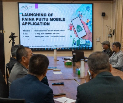 FAINA PUITU app launched in Mizoram for digital waste management services
