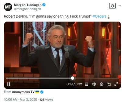 Oscars 2025: Robert De Niro Swears At Trump? No, Viral Video Is From 2018 Tony Awards