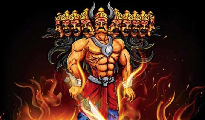 
Ravana burning in Dussehra culture!
