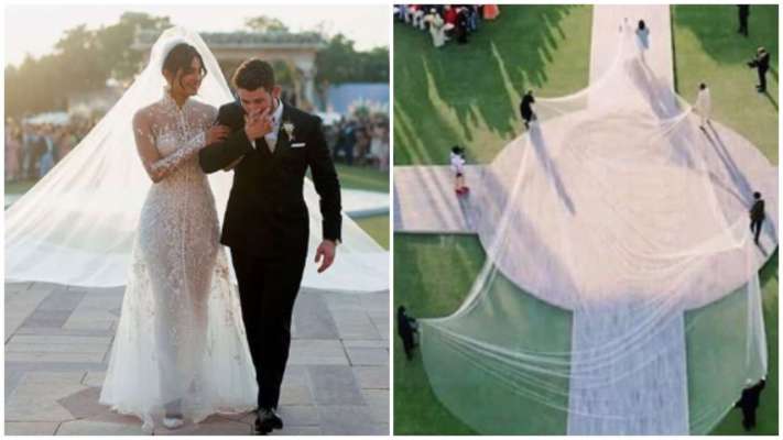 Priyanka Wanted The World S Longest Veil For Her Wedding Gown