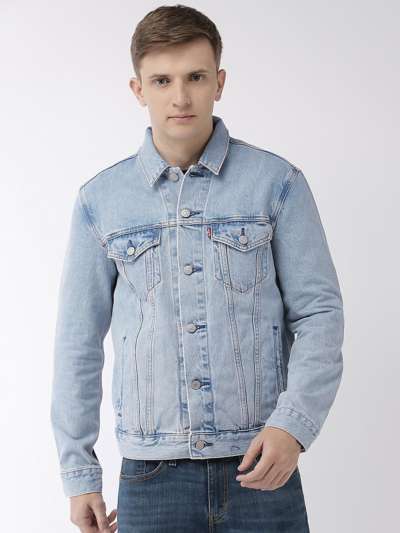 levis denim jacket myntra