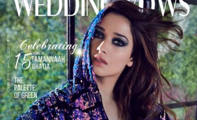 Image result for Tamannaah Bhatia Turns Wedding Vows Cover Girl