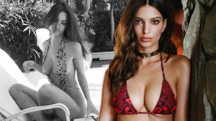 Emily Ratajkowski Swimsuit Treads The Thin Line Of Wardrobe