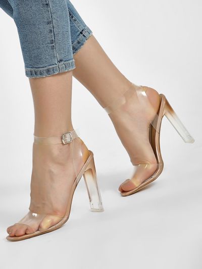 transparent heels koovs