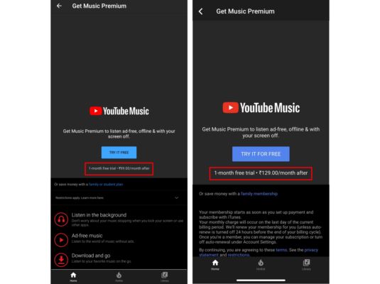 If You Re Using Youtube Premium Music On Ios You Might Be Paying More Mr Phone Dailyhunt
