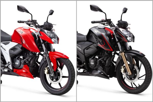 Black Colour Apache Bike 160 New Model