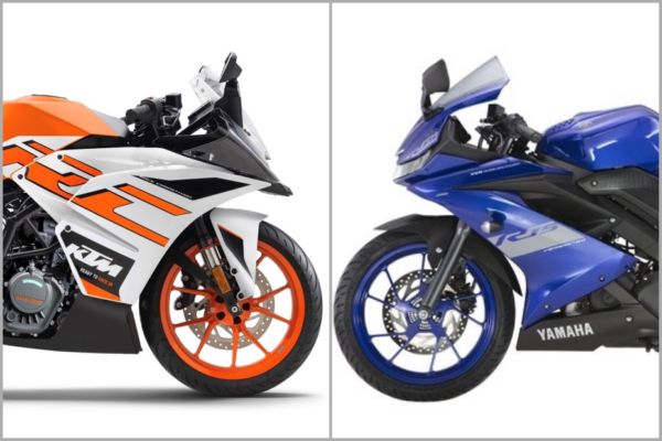 Ktm Rc 125 Bs6 Vs Yamaha Yzf R15 V3 0 Bs6 Which One To Buy