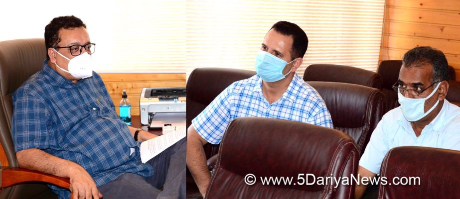 Navin Kumar Choudhary Reviews Functioning Of Jk State Cooperative Agriculture Rural Dev Bank 5 Dariya News English Dailyhunt