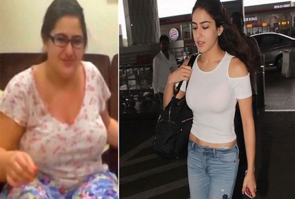 Sara ali khan pierde în greutate