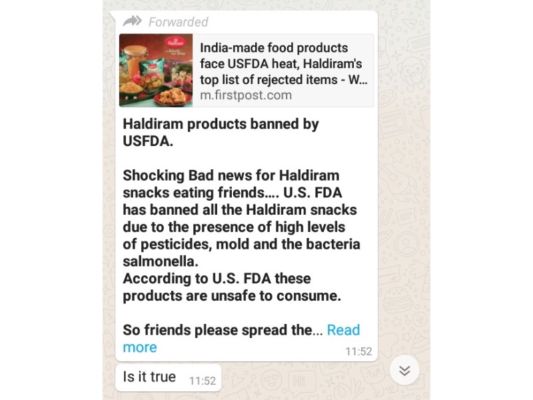 haldiram products banned