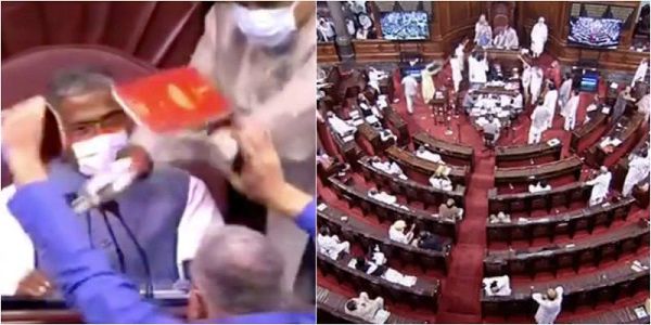 Rajya Sabha passes contentions farm bills amid chaos, high drama - The South Indian Post | DailyHunt