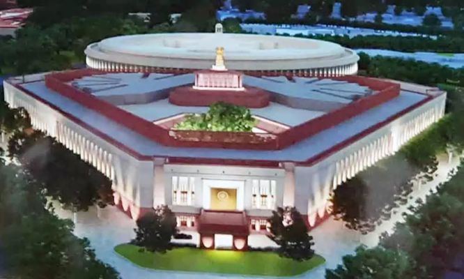 New Parliament House New Temple Of Democracy Find Details Thehansindia Dailyhunt