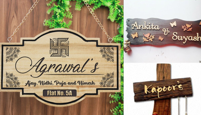Nameplates Become The First Attraction Of Your Home These Designs Might Help You To Choose The Nameplate News Crab Dailyhunt