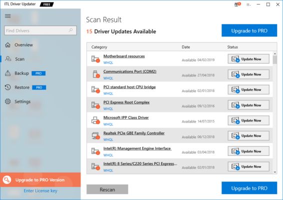 ITL Port Devices Driver Download For Windows