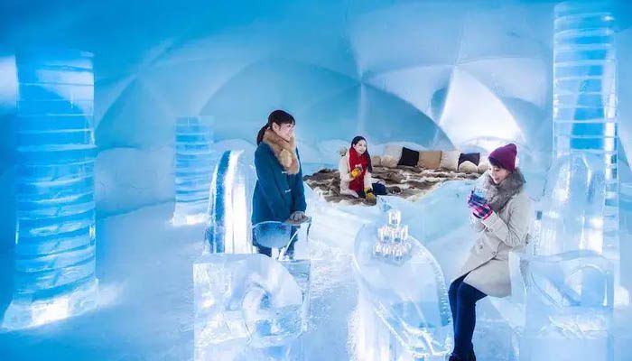 Amazing Ice Hotel म र त ग ज रन म श क ल फ र र ज आत ह हज र ल ग ज न क य Newstrack Journalism Hindi Dailyhunt