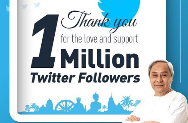 Odisha Cmo S Twitter Followers Reach One Million Mark Newsroom Odisha Dailyhunt