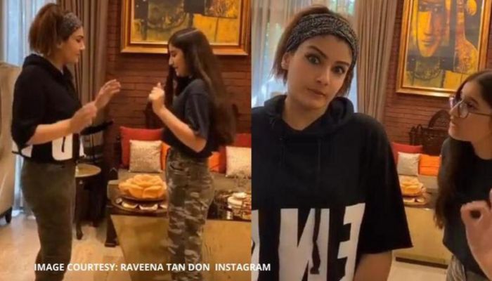 Raveena Tandon S Tik Tok Fun As She Takes Up Oh Na Na Na Challenge With Daughter Rasha Republic Tv English Dailyhunt This is fan base rasha thadani 👩💟(raveena tandon daughter) followed by @officialrashathadani admin is female👧not rasha thadani. raveena tandon s tik tok fun as she