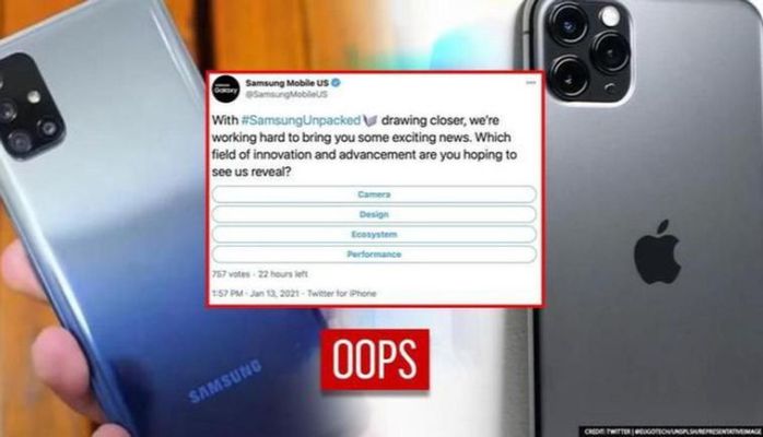 Samsung Account Uses Apple S Iphone To Tweet Thrilled Netizens Call It Marketing Tactic Republic Tv English Dailyhunt