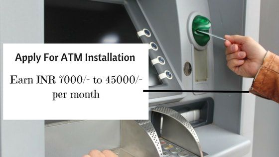 installing atm machine