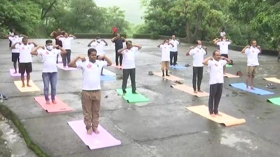 International Yoga Day LIVE updates: Ministry of tourism holds Yoga Day event at Kanheri caves in Mumbai