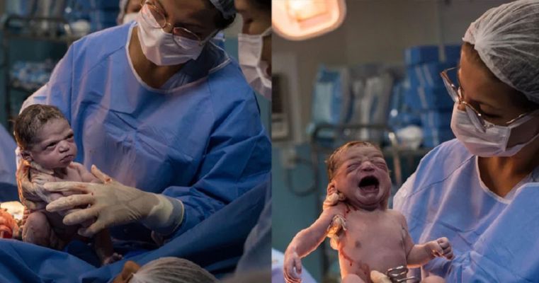 newborn gets very angry